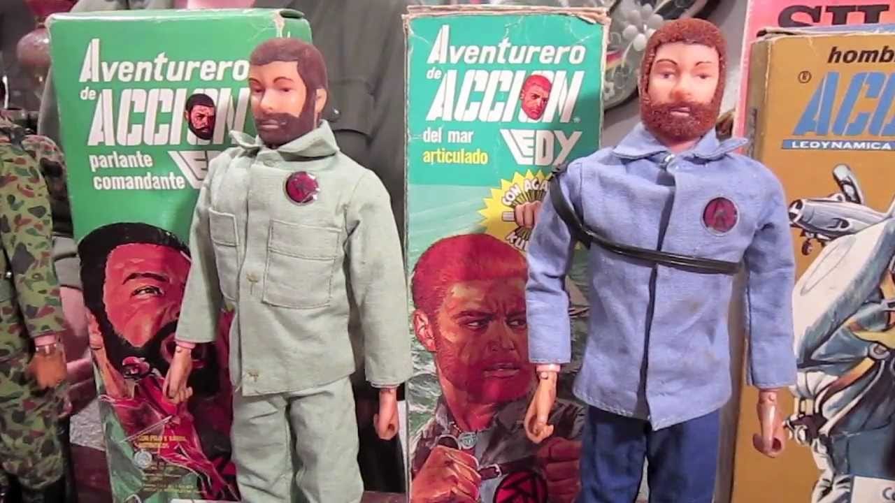 AVENTUREROS DE ACCION LILI LEDY MADELMAN EXIN CIPSA JUGUETE ANTIGUO MEXICO  GI JOE ACTION FIGURE