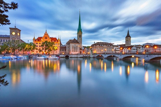 Paisaje de la ciudad de Zurich